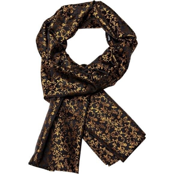 Mens/Womens Lightweight Silk Scarf Fashion Print Paisley Scarves - Picture 3 of 6